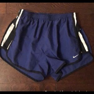 Nike Black and Purple Running Shorts